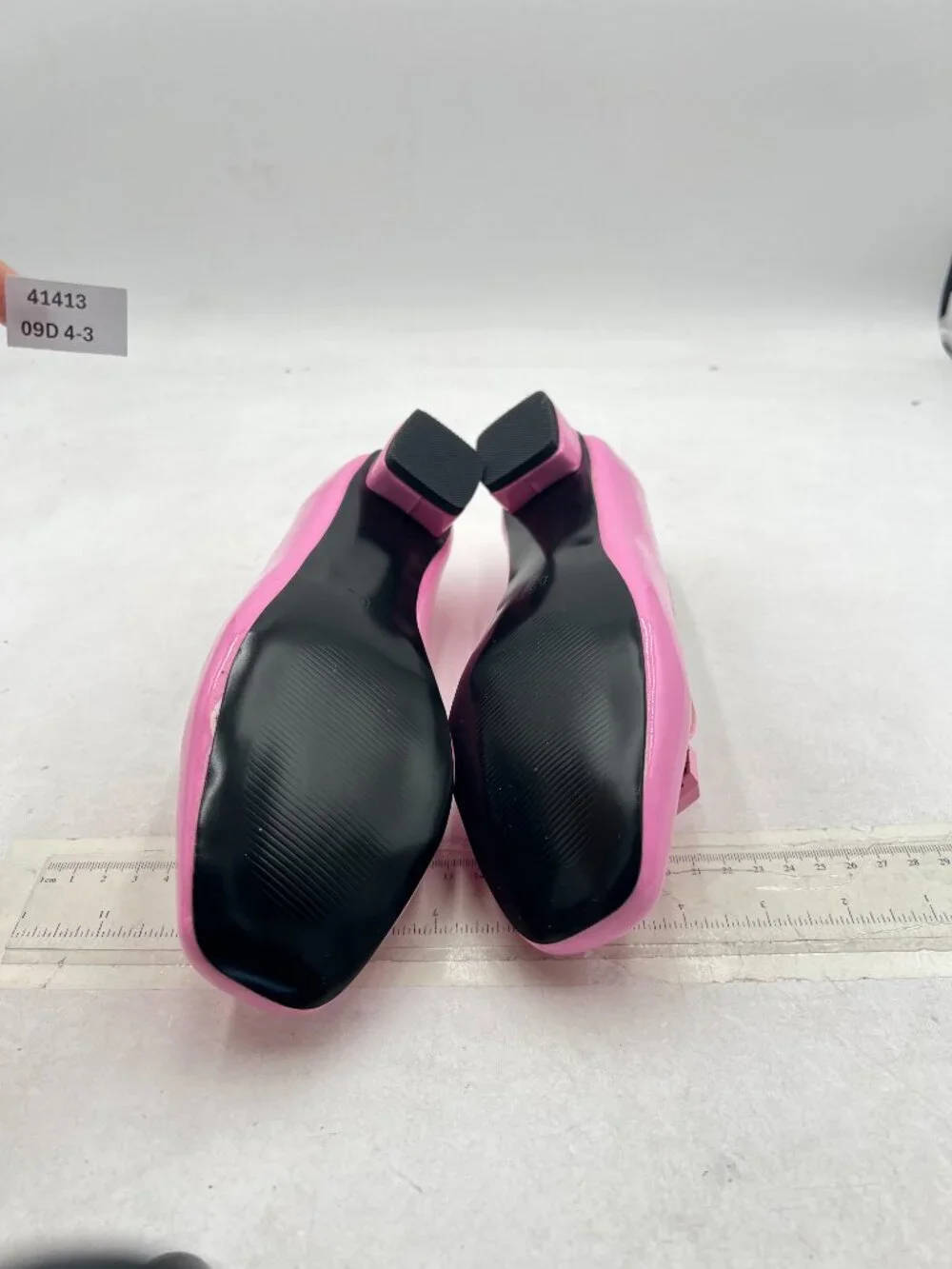 FSJ Pink Kitten Heels Square Toe Slip on Pumps Evening Party Dress Office Shoes